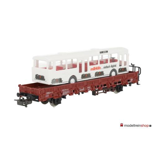 Marklin H0 4714 Rongenwagen Kbs 443 met Marklin Bus (wiking) - Modeltreinshop