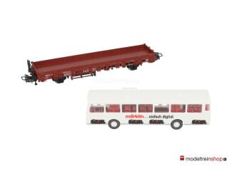 Marklin H0 4714 Rongenwagen Kbs 443 met Marklin Bus (wiking) - Modeltreinshop