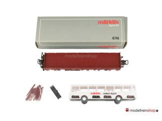 Marklin H0 4714 Rongenwagen Kbs 443 met Marklin Bus (wiking) - Modeltreinshop