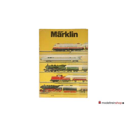 Marklin Catalogus 1975 Duits + prijslijst - Modeltreinshop