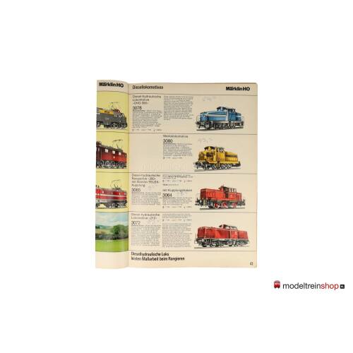 Marklin Catalogus 1975 Duits + prijslijst - Modeltreinshop