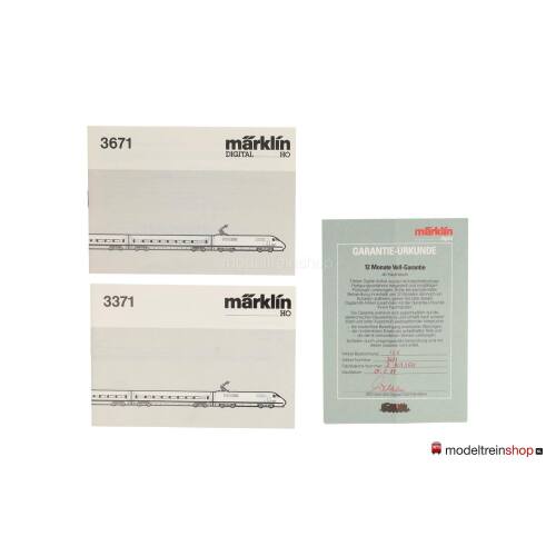 Marklin H0 3671 ICE 2 BR 410 DB - Modeltreinshop