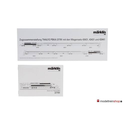 Marklin H0 37791 Hogesnelheidstrein THALYS PBKA - Modeltreinshop