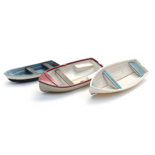 Artitec H0 387.615 Polyester roeiboten (3x) kant-en-klaar - Modeltreinshop
