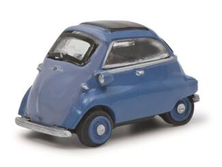 Schuco H0 26699 BMW Isetta blauw - Modeltreinshop