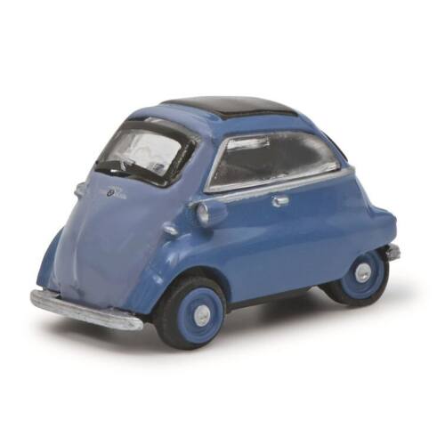 Schuco H0 26699 BMW Isetta blauw - Modeltreinshop