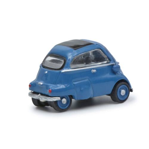 Schuco H0 26699 BMW Isetta blauw - Modeltreinshop