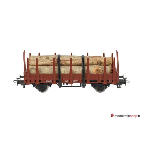 Marklin H0 Rongenwagen Kls / X05 der DB met boomstammen lading - Modeltreinshop