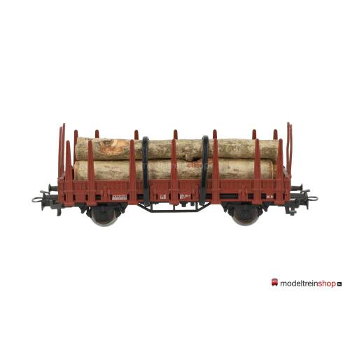 Marklin H0 Rongenwagen Kls / X05 der DB met boomstammen lading - Modeltreinshop