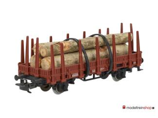 Marklin H0 Rongenwagen Kls / X05 der DB met boomstammen lading - Modeltreinshop