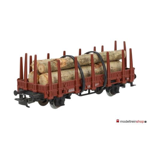 Marklin H0 Rongenwagen Kls / X05 der DB met boomstammen lading - Modeltreinshop