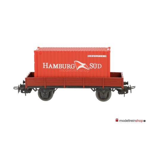 Marklin H0 4503 Lageboordwagen met (Walthers container 20') Hamburg Sud - Modeltreinshop