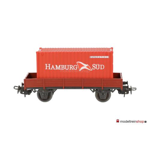 Marklin H0 4503 Lageboordwagen met (Walthers container 20') Hamburg Sud - Modeltreinshop