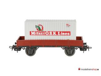 Marklin H0 4503 Lageboordwagen met (Walthers container 20') Mitsui O.S.K. Lines - Modeltreinshop