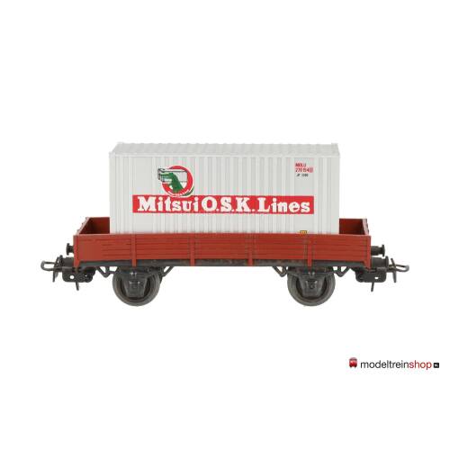 Marklin H0 4503 Lageboordwagen met (Walthers container 20') Mitsui O.S.K. Lines - Modeltreinshop