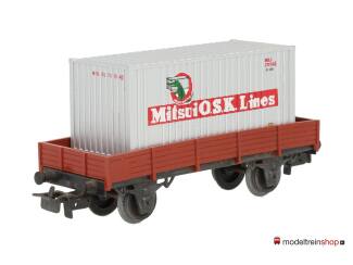 Marklin H0 4503 Lageboordwagen met (Walthers container 20') Mitsui O.S.K. Lines - Modeltreinshop