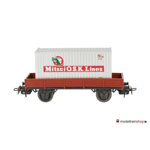 Marklin H0 4503 Lageboordwagen met (Walthers container 20') Mitsui O.S.K. Lines - Modeltreinshop