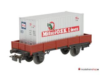 Marklin H0 4503 Lageboordwagen met (Walthers container 20') Mitsui O.S.K. Lines - Modeltreinshop