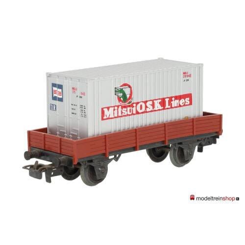 Marklin H0 4503 Lageboordwagen met (Walthers container 20') Mitsui O.S.K. Lines - Modeltreinshop