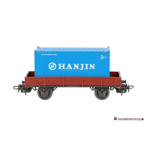 Marklin H0 4503 Lageboordwagen met (Walthers container 20') Hanjin - Modeltreinshop