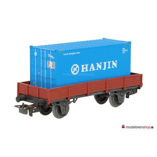 Marklin H0 4503 Lageboordwagen met (Walthers container 20') Hanjin - Modeltreinshop