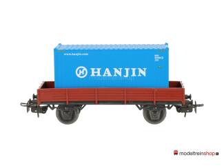 Marklin H0 4503 Lageboordwagen met (Walthers container 20') Hanjin - Modeltreinshop