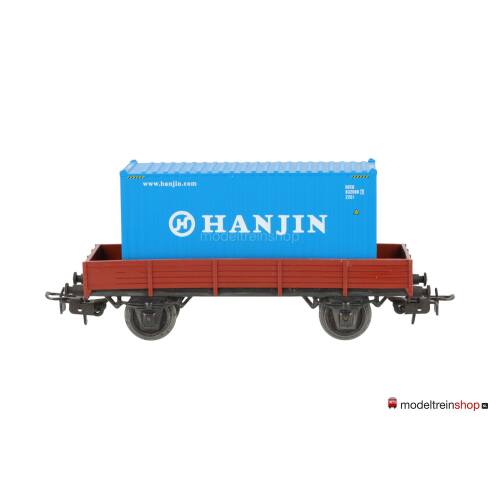 Marklin H0 4503 Lageboordwagen met (Walthers container 20') Hanjin - Modeltreinshop