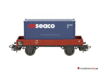 Marklin H0 4503 Lageboordwagen met (Walthers container 20') Ge Seaco - Modeltreinshop
