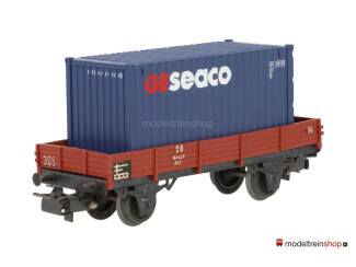 Marklin H0 4503 Lageboordwagen met (Walthers container 20') Ge Seaco - Modeltreinshop