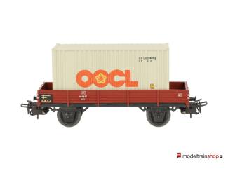 Marklin H0 4503 Lageboordwagen met (Walthers container 20') OOCL - Modeltreinshop