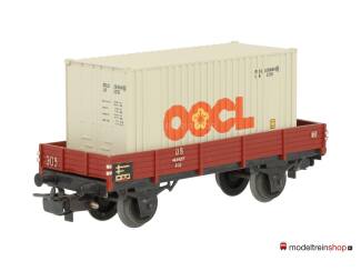 Marklin H0 4503 Lageboordwagen met (Walthers container 20') OOCL - Modeltreinshop