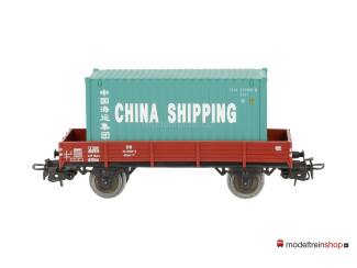 Marklin H0 4503 Lageboordwagen met (Walthers container 20') China Shipping - Modeltreinshop