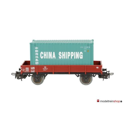 Marklin H0 4503 Lageboordwagen met (Walthers container 20') China Shipping - Modeltreinshop