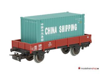 Marklin H0 4503 Lageboordwagen met (Walthers container 20') China Shipping - Modeltreinshop