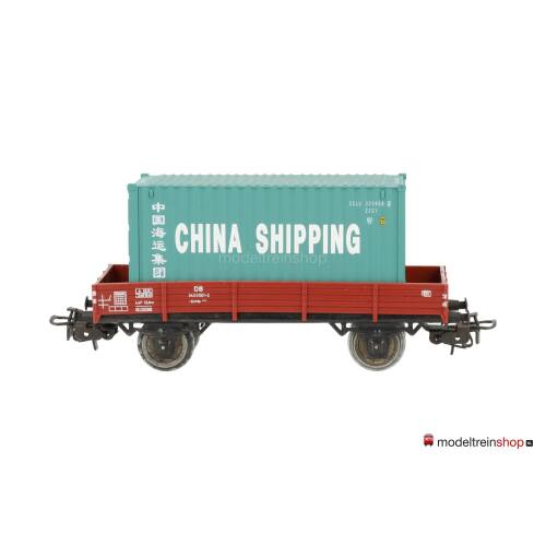 Marklin H0 4503 Lageboordwagen met (Walthers container 20') China Shipping - Modeltreinshop