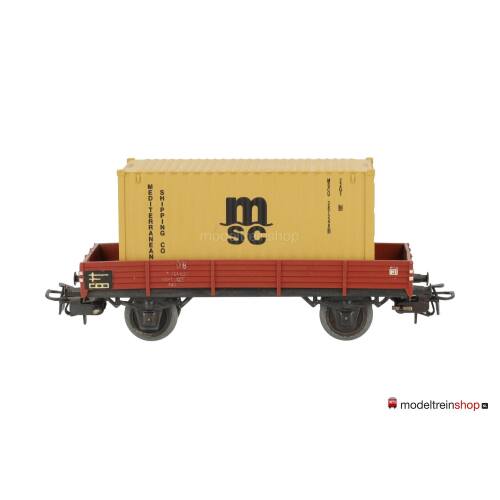 Marklin H0 4503 Lageboordwagen met (Walthers container 20') MSC - Modeltreinshop