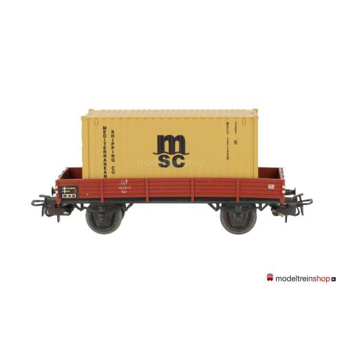 Marklin H0 4503 Lageboordwagen met (Walthers container 20') MSC - Modeltreinshop