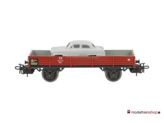Marklin H0 4504 Lageboordwagen X 05 beladen met auto Ford M12 - Modeltreinshop