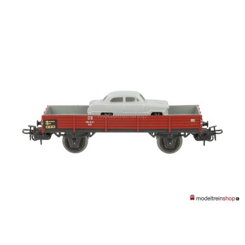 Marklin H0 4504 Lageboordwagen X 05 beladen met auto Ford M12 - Modeltreinshop