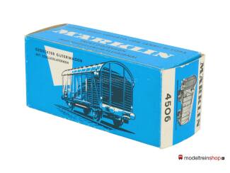 Marklin H0 4506 V05 Gesloten goederenwagon met sluitverlichting van de DB - Modeltreinshop