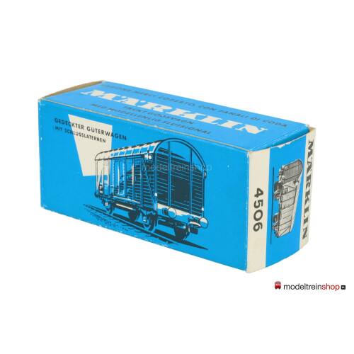 Marklin H0 4506 V05 Gesloten goederenwagon met sluitverlichting van de DB - Modeltreinshop