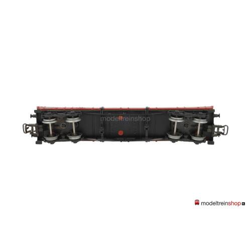 Marklin H0 4514 V05 Lageboordwagen 00t / Rklmm-tu beladen met houtstam - Modeltreinshop