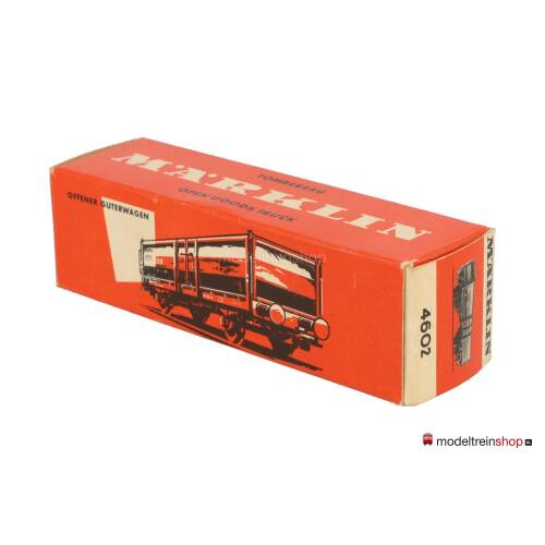 Marklin H0 4602 V01 Open Goederenwagen Omm 52 / E 037 van de DB - Modeltreinshop