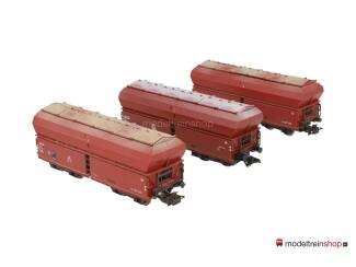 Marklin H0 46261 Set van drie klepdekselwagens van de DB - Modeltreinshop
