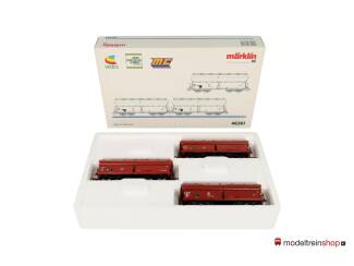 Marklin H0 46261 Set van drie klepdekselwagens van de DB - Modeltreinshop