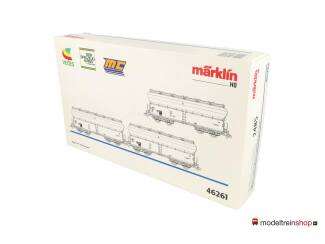 Marklin H0 46261 Set van drie klepdekselwagens van de DB - Modeltreinshop