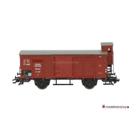 Marklin H0 4695 V03 Gesloten goederenwagen met remhuisje G 10 van de DRG - Modeltreinshop
