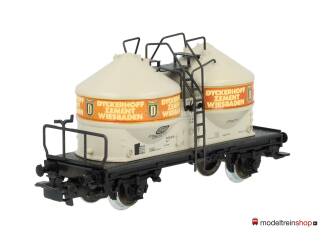 Marklin H0 4761 V02 Stofcontainerwagen - silowagen Ucs 908 van de DB - Modeltreinshop