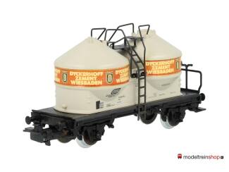 Marklin H0 4761 V02 Stofcontainerwagen - silowagen Ucs 908 van de DB - Modeltreinshop