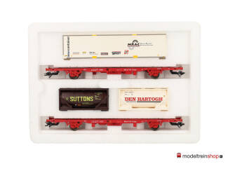 Marklin H0 47704 Set containerwagens "Rotterdam" - Modeltreinshop